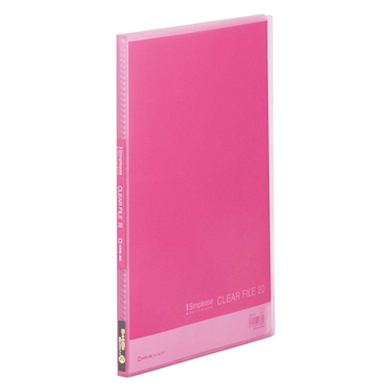 キングジム シンプリーズクリアファイル 186TSP-P 1個（ご注文単位1個）【直送品】