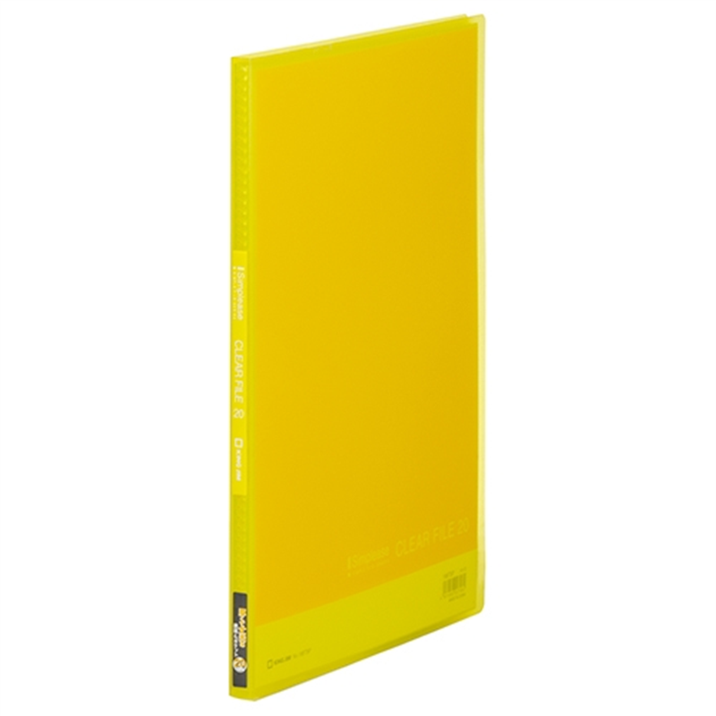 キングジム シンプリーズクリアファイル 186TSP-Y 1個（ご注文単位1個）【直送品】