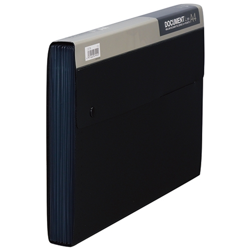 キングジム ドキュメントファイル 2276 A4L 33mm 黒 1個(ご注文単位1個)【直送品】