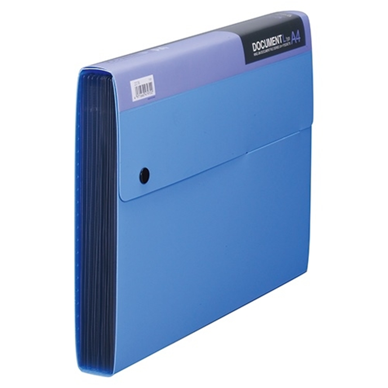 キングジム ドキュメントファイル 2276 A4L 33mm 青 1個(ご注文単位1個)【直送品】