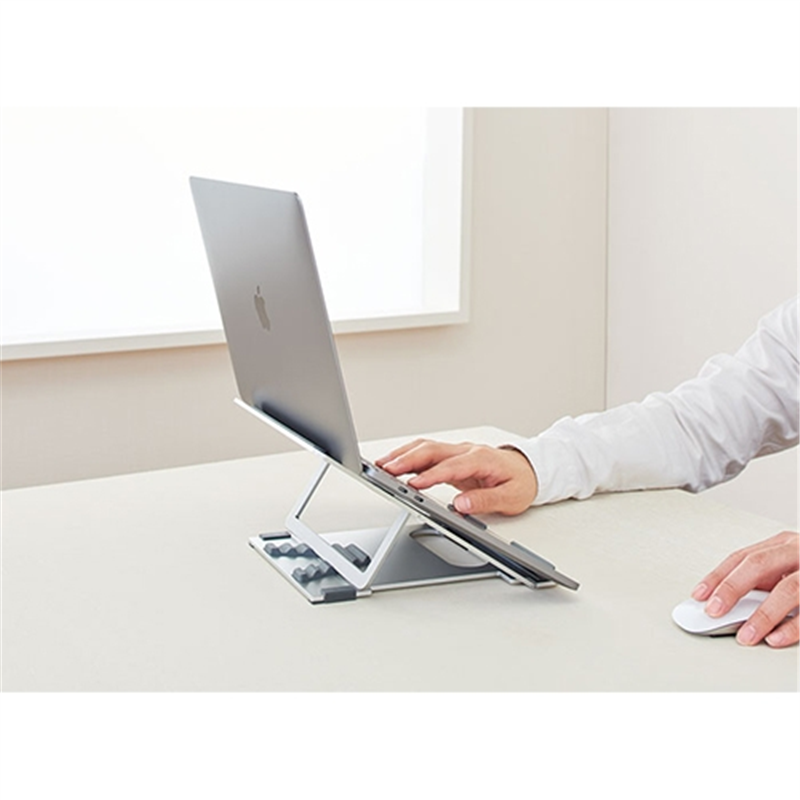 キングジム ノートパソコンスタンド NPS10-SL 1個(ご注文単位1個)【直送品】