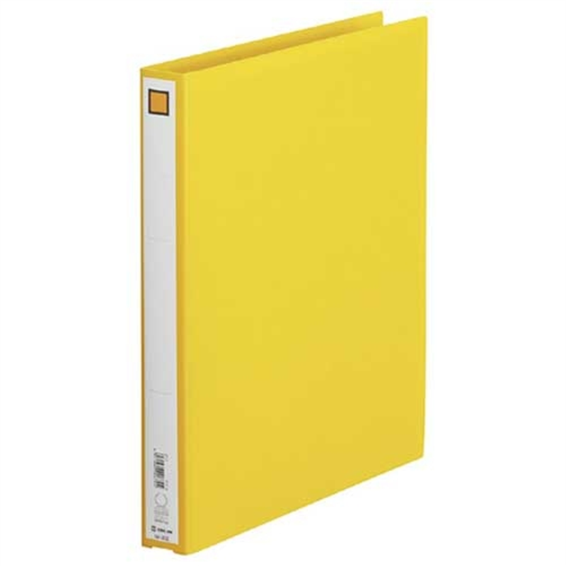 キングジム リングファイル 612 A4S 33mm 黄 1個(ご注文単位1個)【直送品】