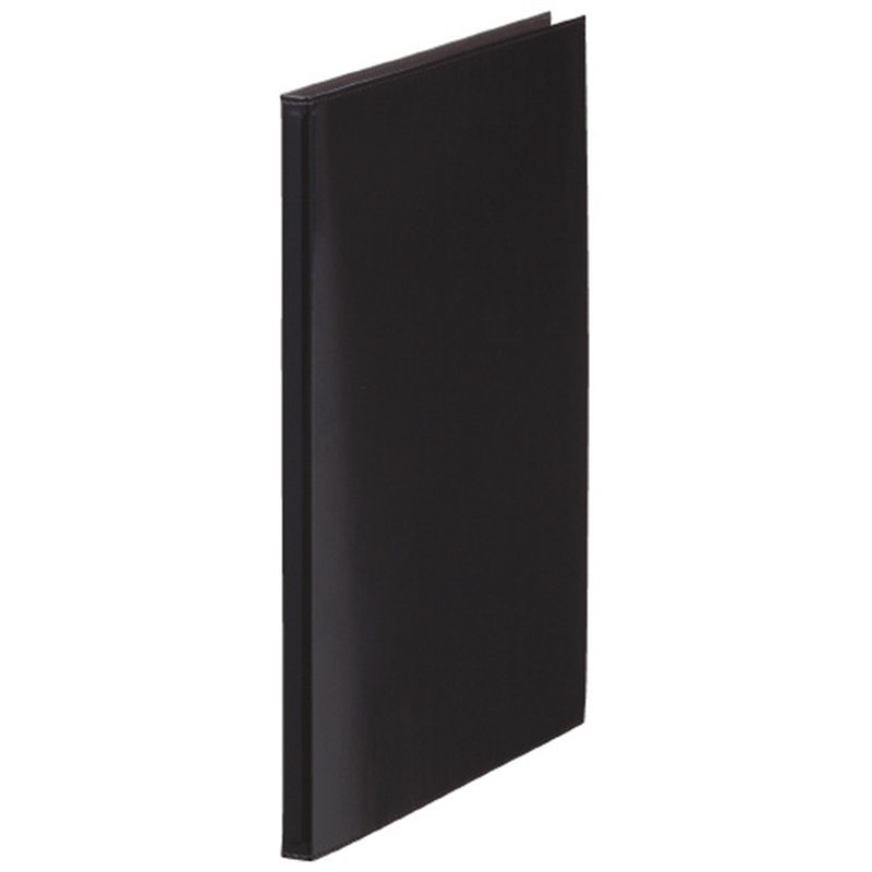 キングジム レザフェス クリアーファイル 1931LF-BK 1個（ご注文単位1個）【直送品】