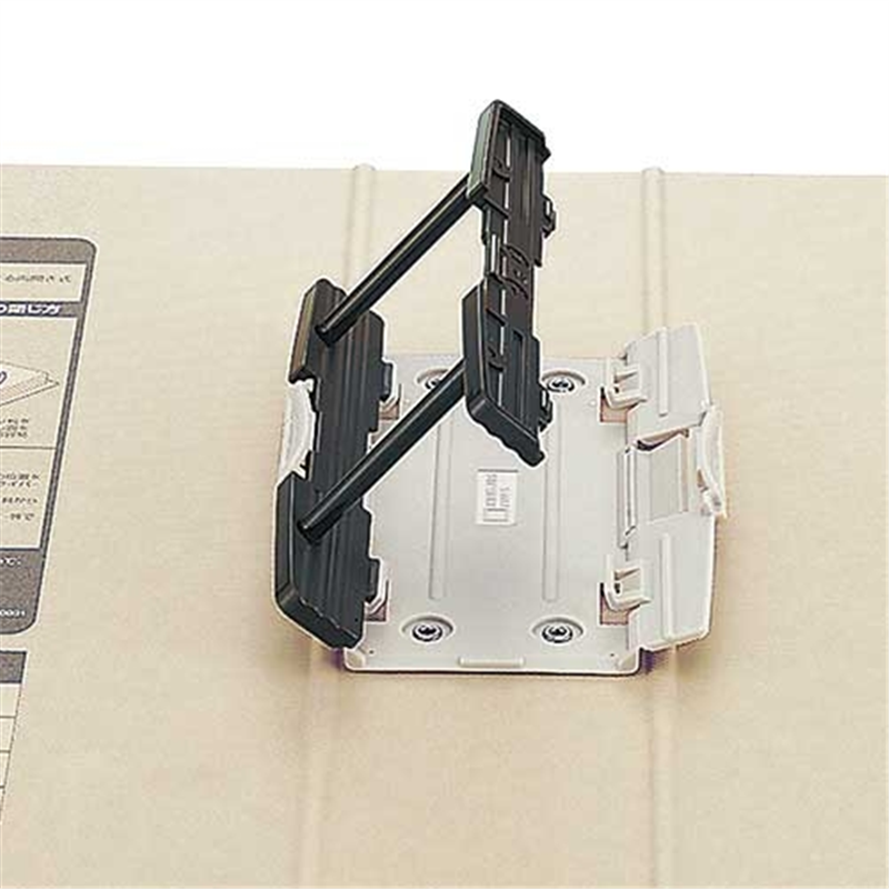 キングジム 保存ファイルドッチ 4073 A4S 30mm 灰/赤 1個（ご注文単位1個）【直送品】