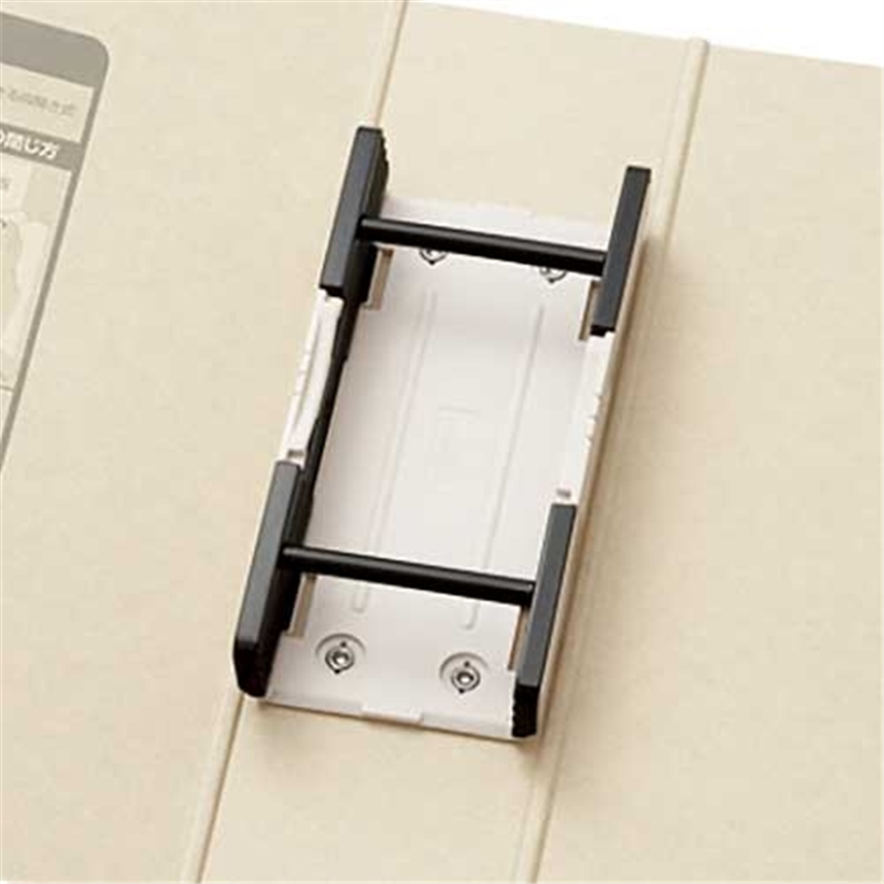 キングジム 保存ファイルドッチ 4073 A4S 30mm 灰/赤 1個（ご注文単位1個）【直送品】