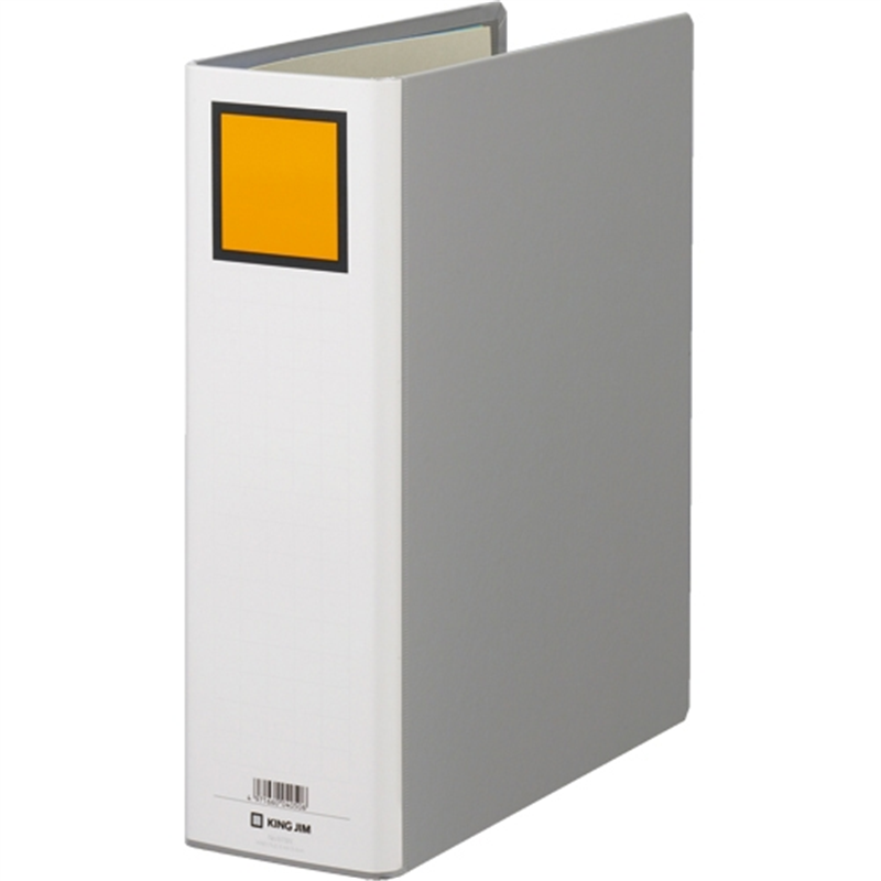 キングジム キングファイルG 978N A4S 80mm グレー 1個(ご注文単位1個)【直送品】