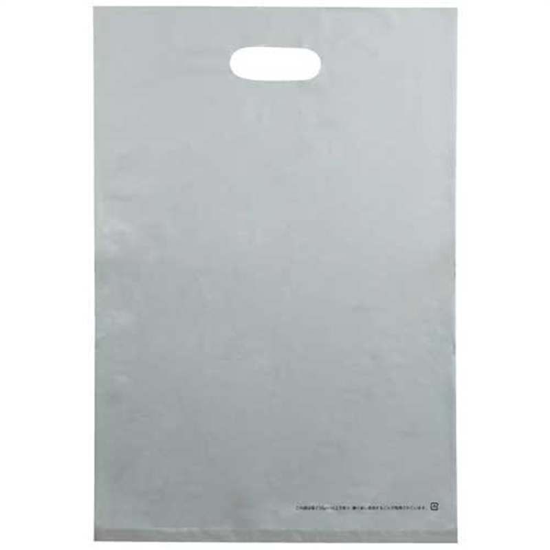 クラフトマン 手提げ袋 HDPE シルバー L CFHD-L-SV 1個（ご注文単位1個）【直送品】