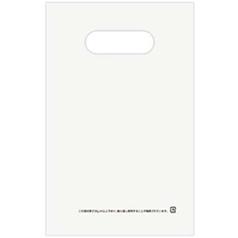 クラフトマン 手提げ袋 HDPE ホワイト S CFHD-S-WH 1個（ご注文単位1個）【直送品】