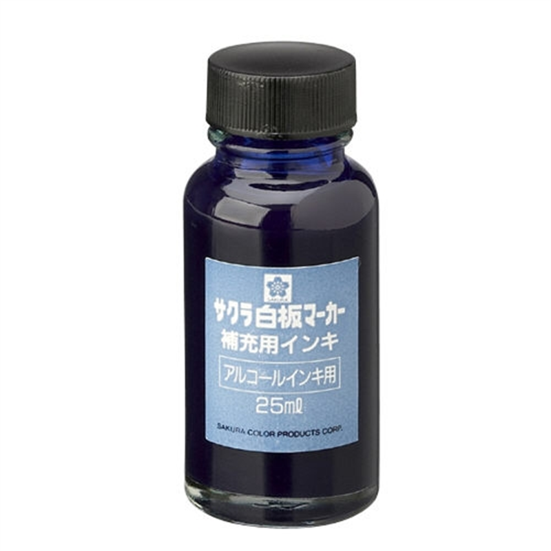 サクラクレパス ホワイトボードマーカー補充インキ HWBK 青 1個（ご注文単位1個）【直送品】