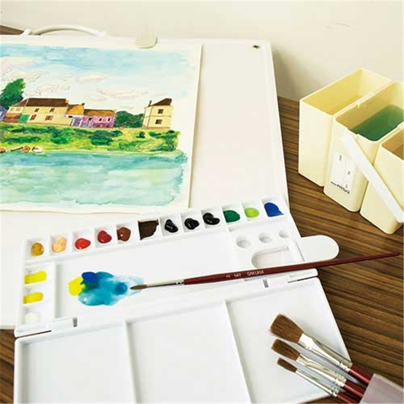 サクラクレパス 画筆 丸型 UR#10 馬毛プラ軸 1個（ご注文単位1個）【直送品】