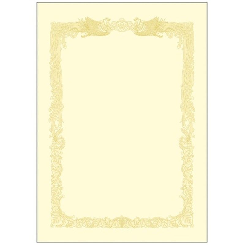 ササガワ 賞状用紙 10-1088 A3 横書 10枚 1個（ご注文単位1個）【直送品】