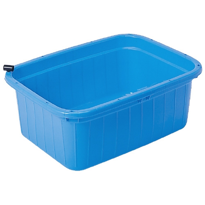 サンコープラスチック キングタライ 角型 110L(水抜栓付き) 1個（ご注文単位1個）【直送品】