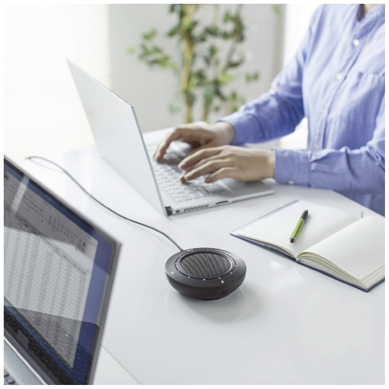 サンワサプライ WEB会議USBスピーカーフォン MM-MC36 1個(ご注文単位1個)【直送品】