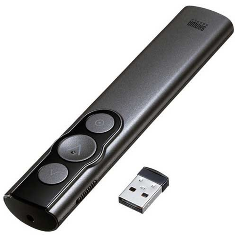 サンワサプライ パワーポインター LP-RF115GM 1個（ご注文単位1個）【直送品】