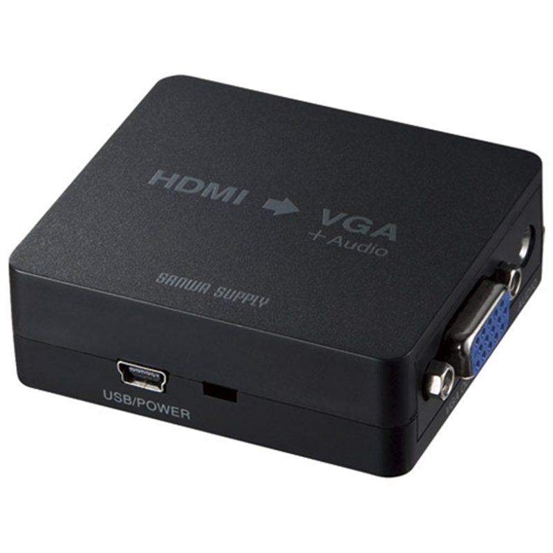 サンワサプライ HDMI信号VGA変換コンバーターVGA-CVHD1 1個（ご注文単位1個）【直送品】