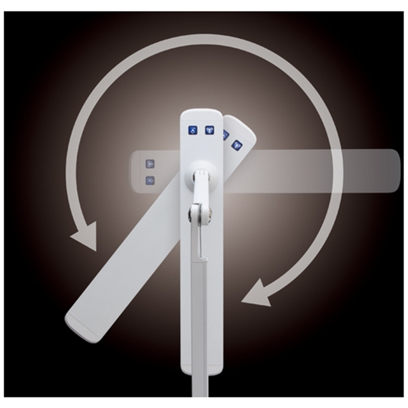 ジェントス 眼のことを考えたデスクライト ホワイト 1個(ご注文単位1個)【直送品】