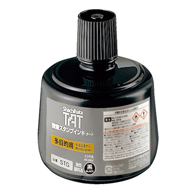 シヤチハタ TATインキ 多目的用A 大 黒 1個(ご注文単位1個)【直送品】