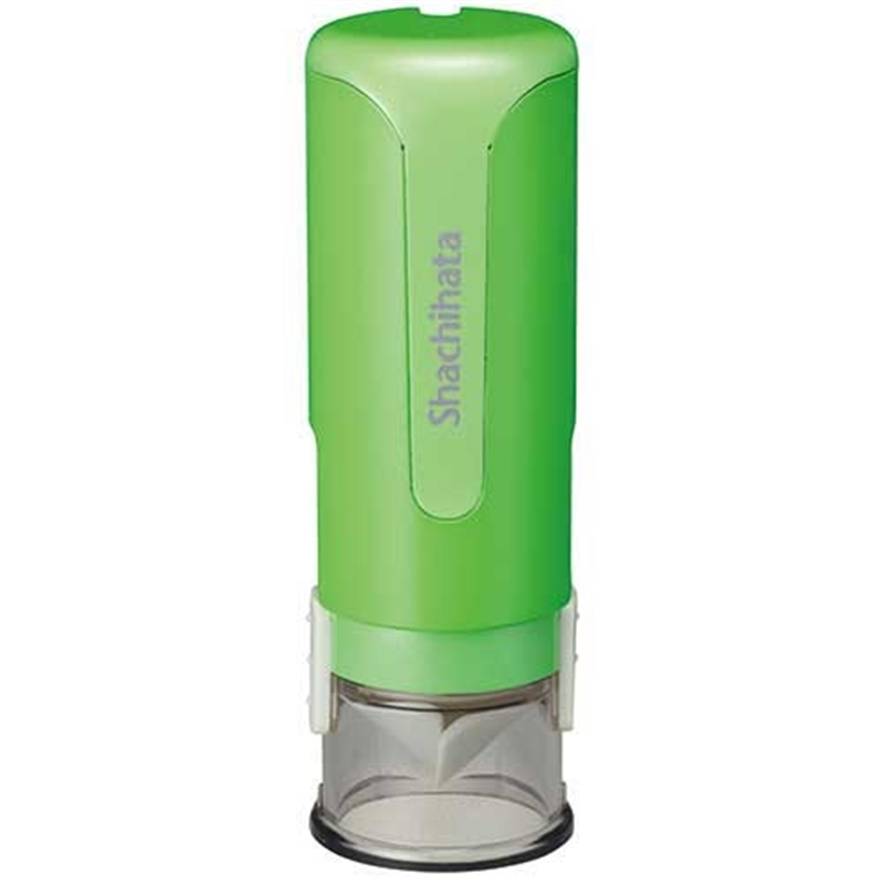 シヤチハタ キャップレス 9MO式 XL-CLN4/MO Yグリーン 1個(ご注文単位1個)【直送品】