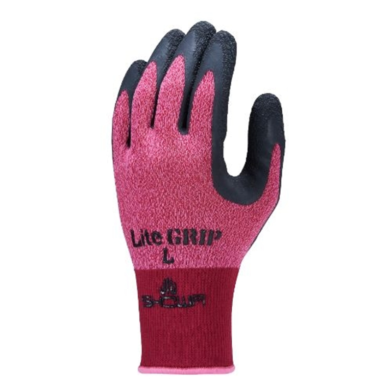 ショーワグローブ 341 ライトグリップ L レッド 1個(ご注文単位1個)【直送品】