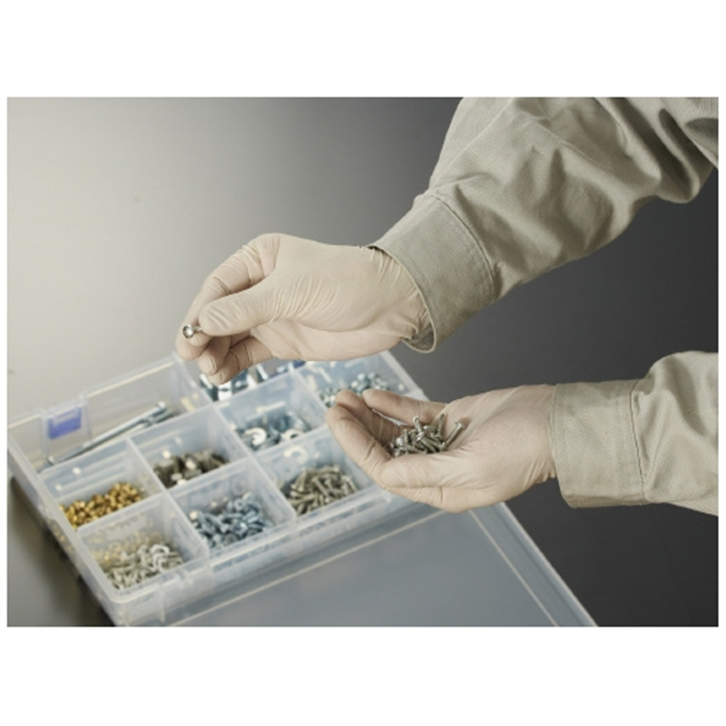 ショーワグローブ ナイスハンド使いきり天然ゴムM 100枚X10箱 1個(ご注文単位1個)【直送品】