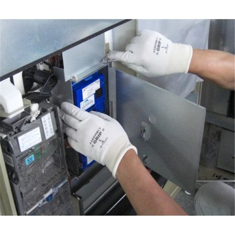 ショーワグローブ 簡易包装組立グリップ 10双 M/グレー 1個(ご注文単位1個)【直送品】