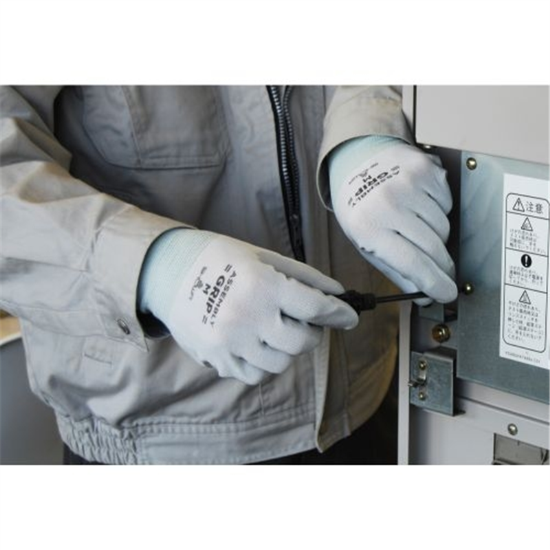 ショーワグローブ 組立グリップ 3双 L/グレー 1個（ご注文単位1個）【直送品】