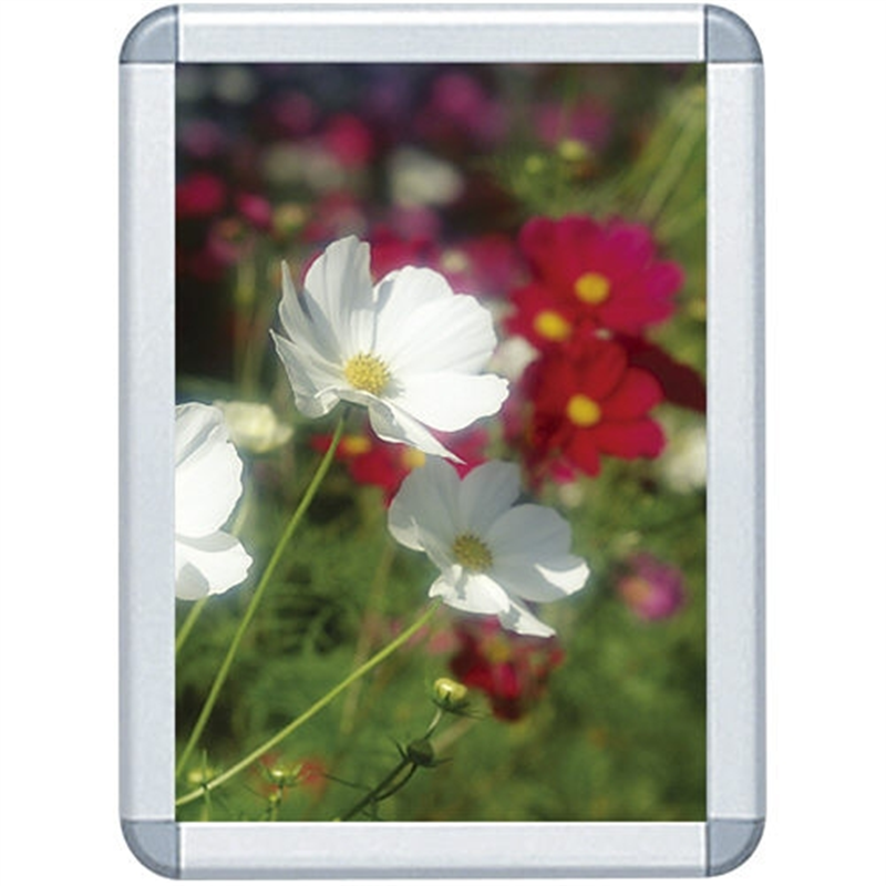 シンエイ ポスターグリップ PG-32R A2 銀 1個(ご注文単位1個)【直送品】