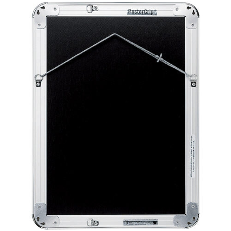 シンエイ ポスターグリップ PG-32R A2 銀 1個(ご注文単位1個)【直送品】