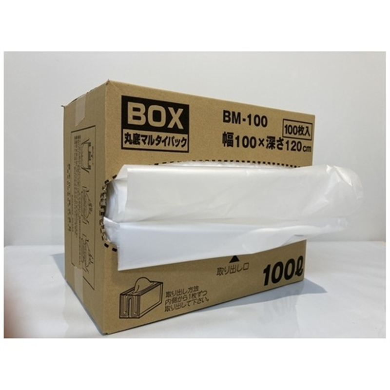 スズキカコウ シュレッダーゴミ袋 BM-100 100L 1個(ご注文単位1個)【直送品】