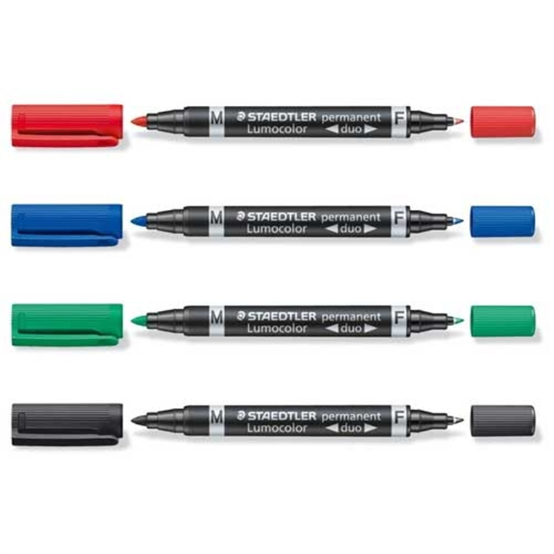 ステッドラー ルモカラー・デュオ 4色セット 1個(ご注文単位1個)【直送品】