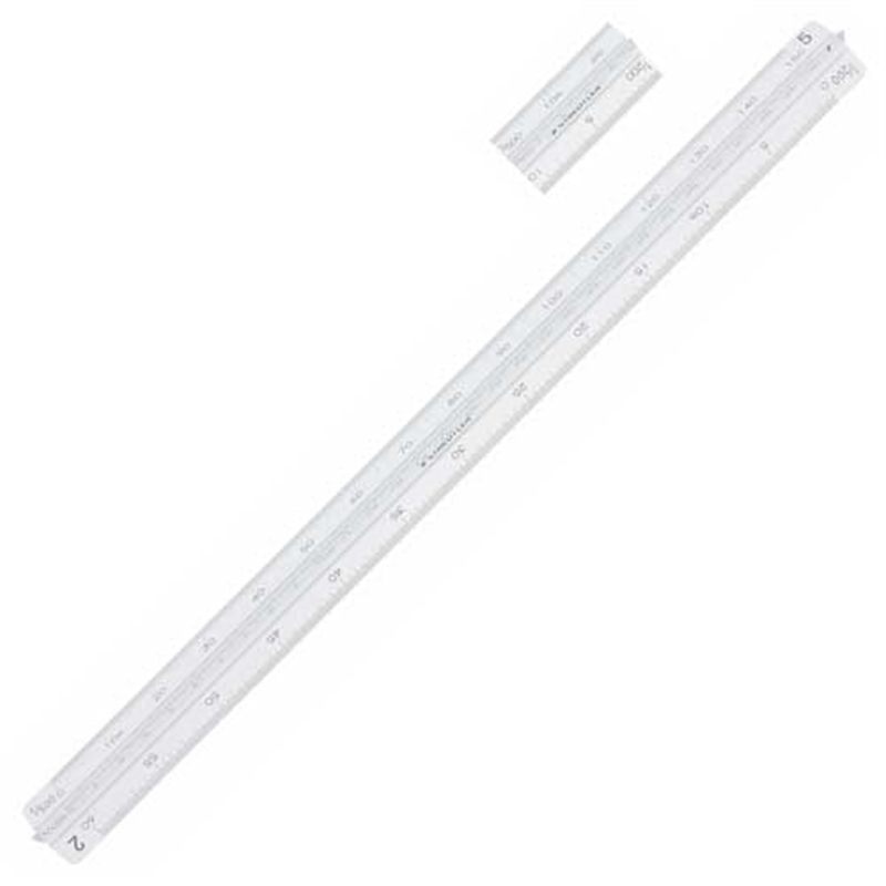 ステッドラー 三角スケールアルミ製一般用30cm 987 30-11 1個（ご注文単位1個）【直送品】
