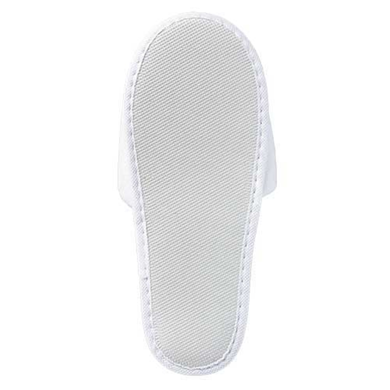 スマイル 使いきり起毛スリッパ ニット地 5足入 1個(ご注文単位1個)【直送品】