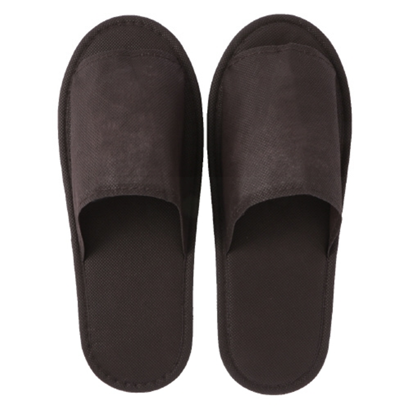 スマイル 使い切り不織布スリッパ ブラウン10足 1個（ご注文単位1個）【直送品】