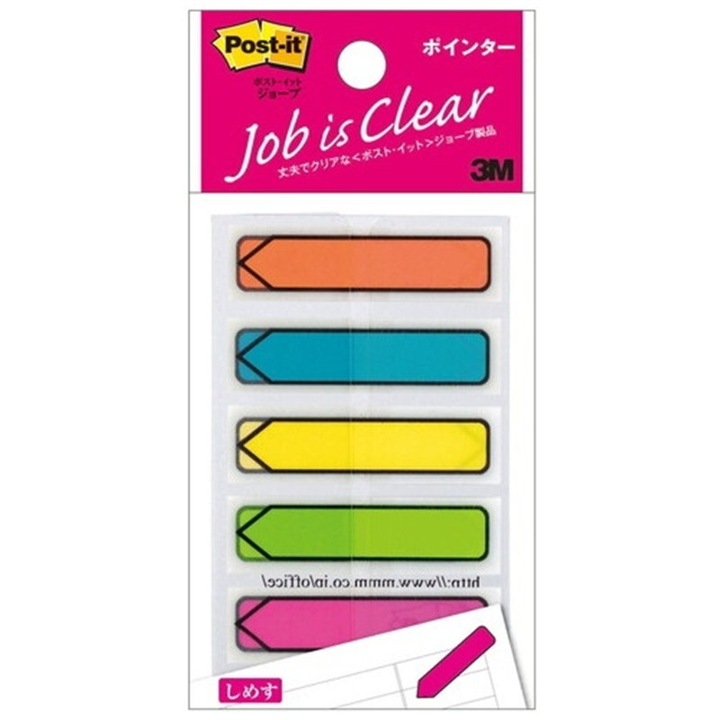 スリーエム ジャパン Post-itフィルム ポインター 684NE 混色 1個（ご注文単位1個）【直送品】