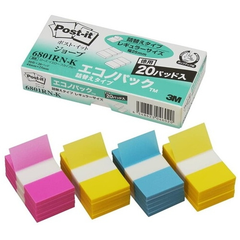 スリーエム ジャパン Post-itフィルム 詰替レギュラー 6801RN-K 1個（ご注文単位1個）【直送品】