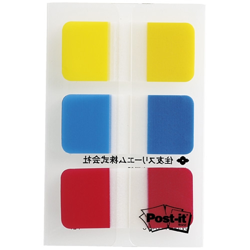 スリーエム ジャパン Post-itフィルムインデックス 682S-1 混色 1個(ご注文単位1個)【直送品】