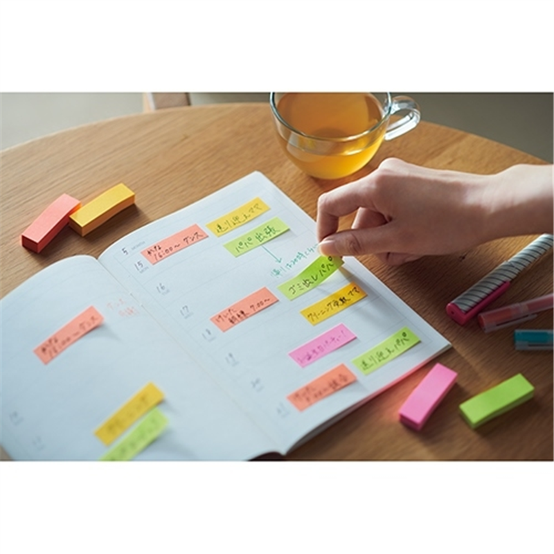 スリーエム ジャパン Post-it強粘着MC50×15mm 7001SS-MC-6N 4色 1個(ご注文単位1個)【直送品】