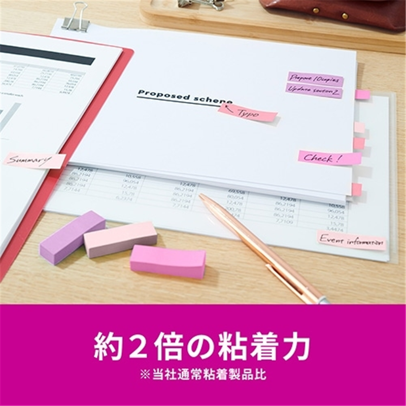 スリーエム ジャパン Post-it強粘着MC50×15mm 7001SS-MC-7N 4色 1個（ご注文単位1個）【直送品】