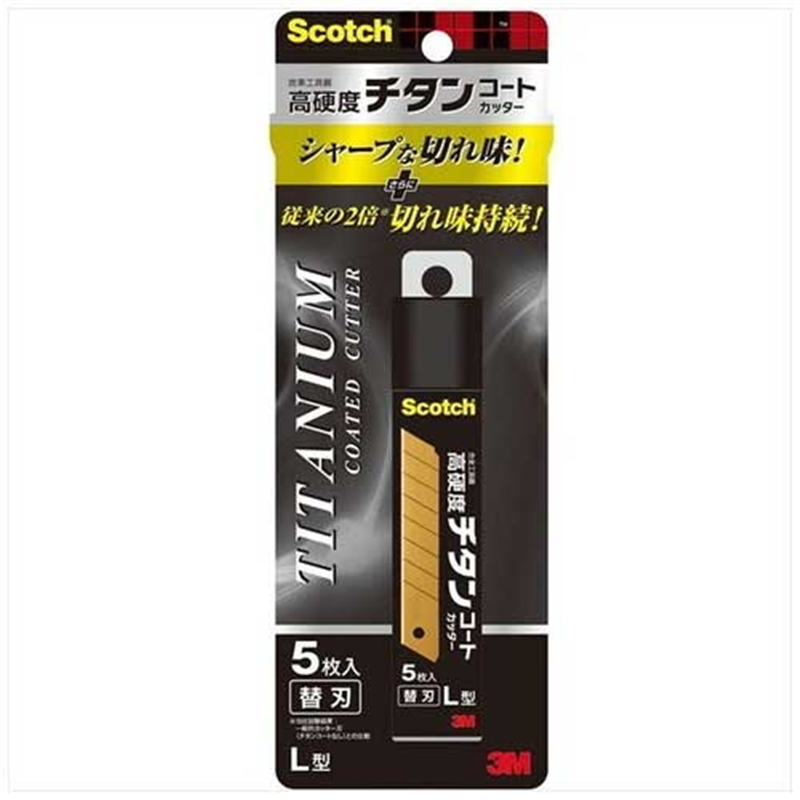 スリーエム ジャパン チタンコートカッター 替刃L TI-CRL5 1個（ご注文単位1個）【直送品】