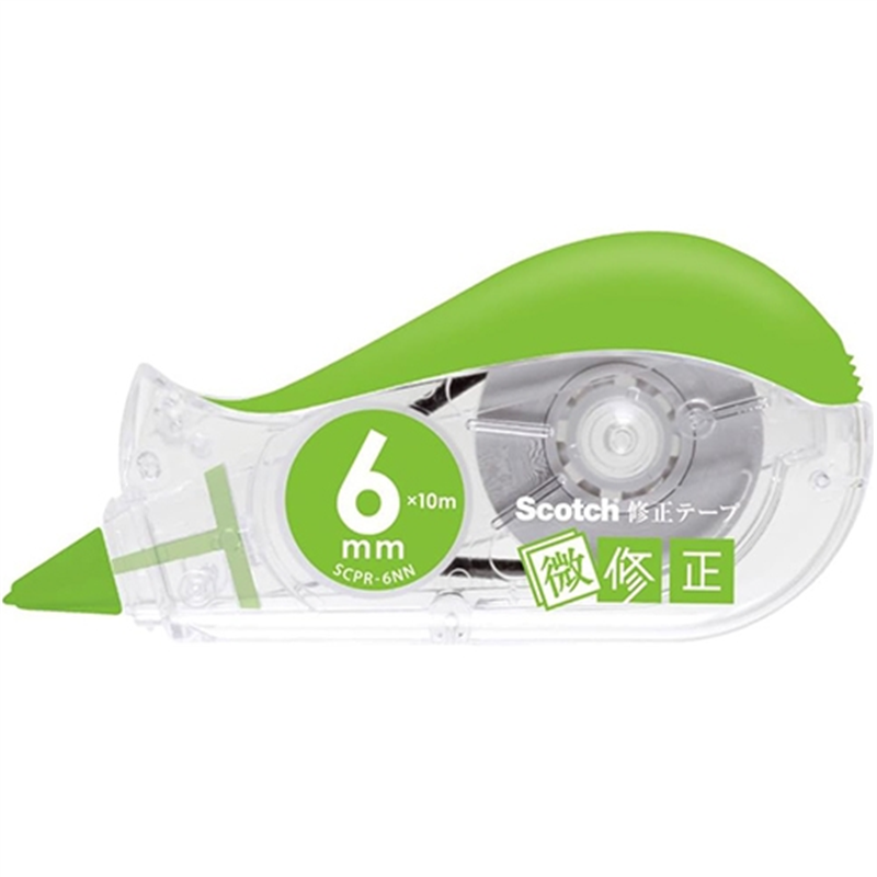 スリーエム ジャパン 修正テープ微修正6mm SCPD-6NN 1個(ご注文単位1個)【直送品】