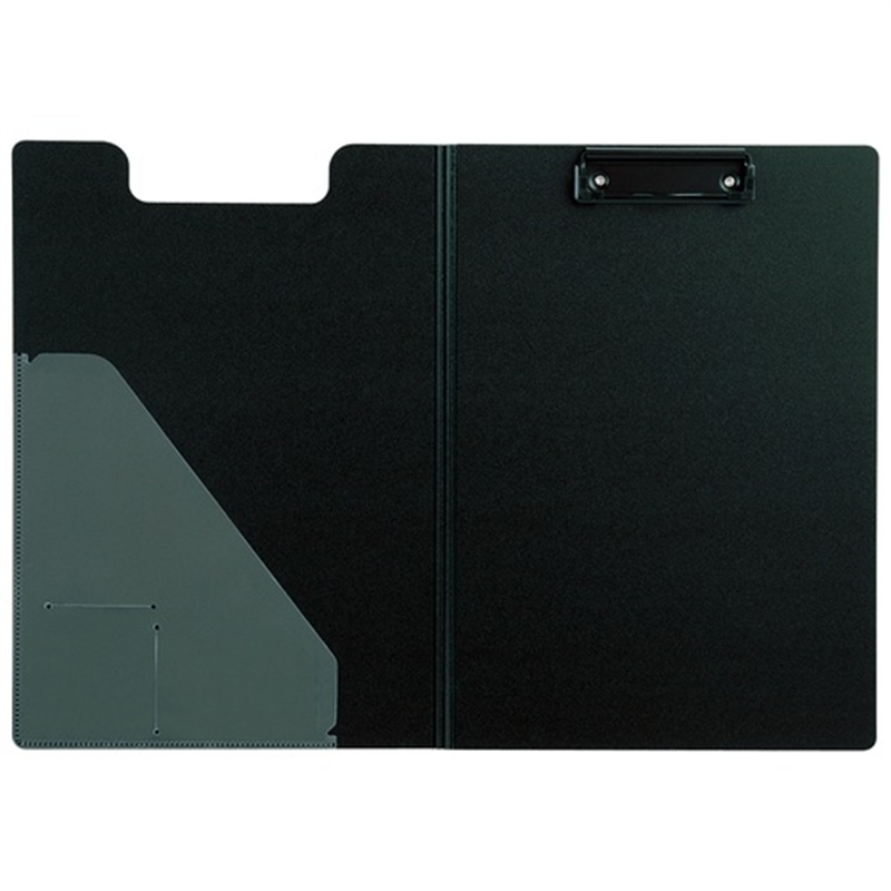 セキセイ クリップファイル FB-2016 A4E ブラック 1個(ご注文単位1個)【直送品】