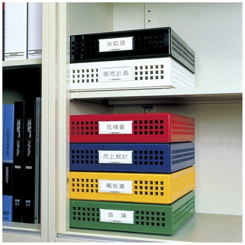 セキセイ シストレー A4フタ付 STX-70-10 青 1個(ご注文単位1個)【直送品】