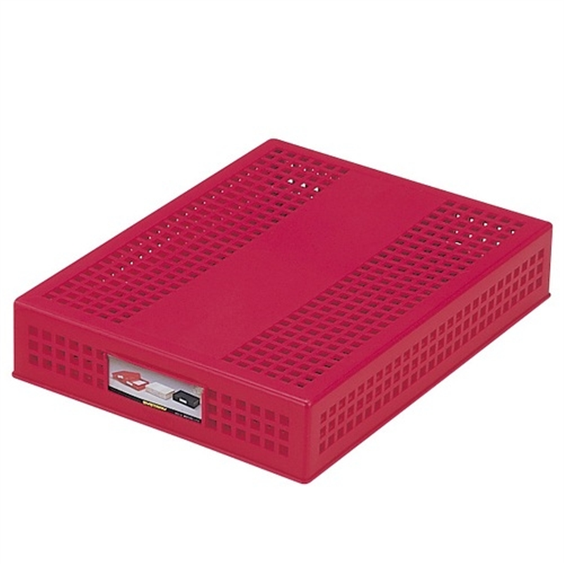 セキセイ シストレー A4フタ付 STX-70-20 赤 1個(ご注文単位1個)【直送品】