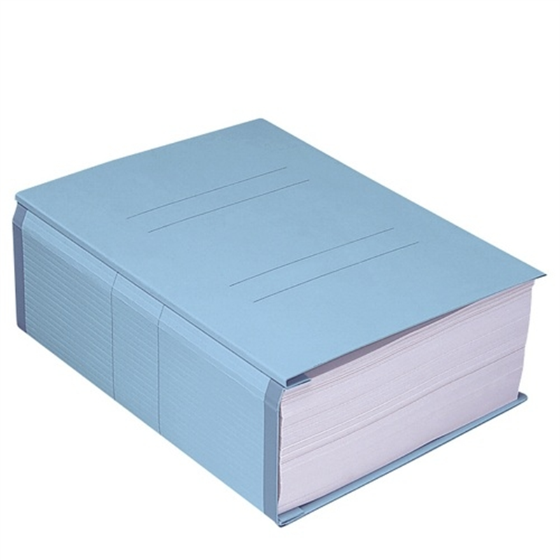 セキセイ のび~るファイル AE-50F A4Sブルー 10冊 1個（ご注文単位1個）【直送品】