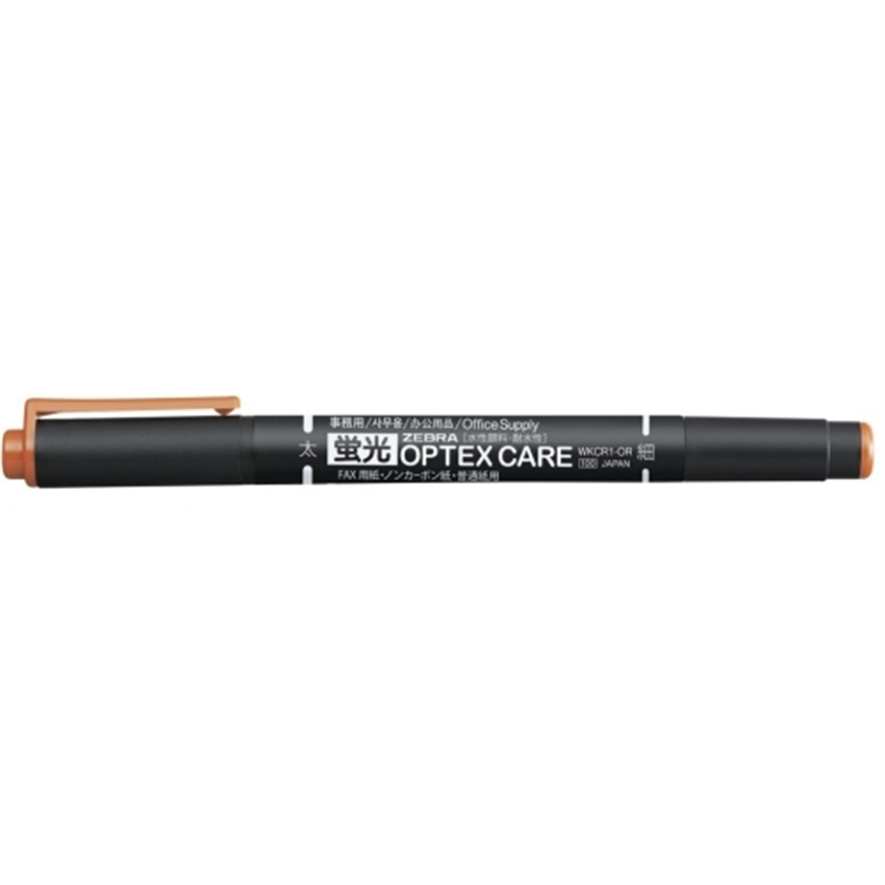 ゼブラ 蛍光オプテックスケア WKCR1-G 緑 10本 1個(ご注文単位1個)【直送品】