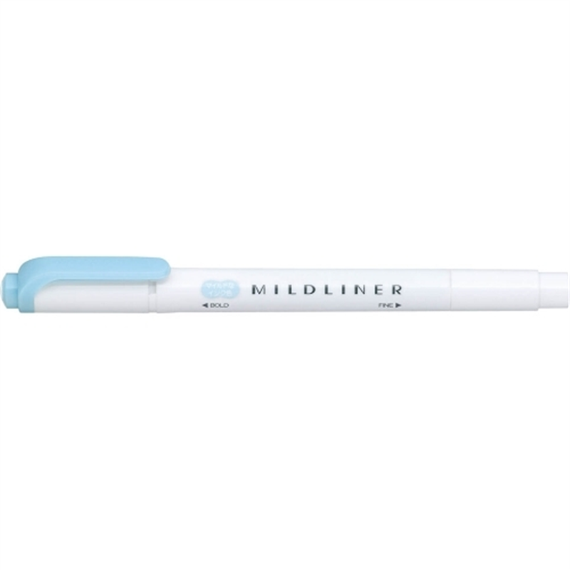 ゼブラ 蛍光ペン マイルドライナー WKT7-MBL 1個（ご注文単位1個）【直送品】