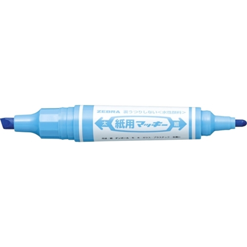 ゼブラ 紙用マッキーWYT5-LB ライトブルー 1個(ご注文単位1個)【直送品】