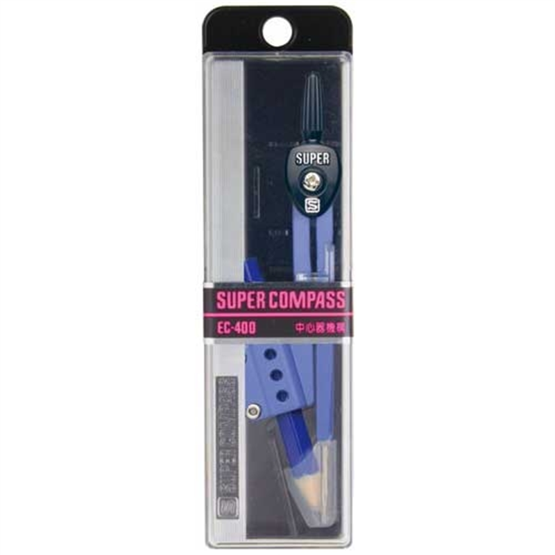 ソニック スーパーコンパス EC-400 鉛筆用 紺 1個(ご注文単位1個)【直送品】