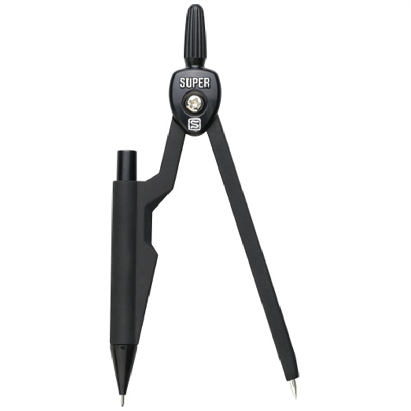 ソニック スーパーコンパス ノック503 0.5mm芯用 黒 1個(ご注文単位1個)【直送品】