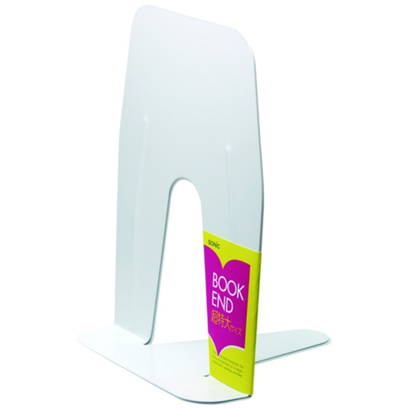 ソニック ブックエンド 超特大 A4ぴったりサイズ 白 1個(ご注文単位1個)【直送品】